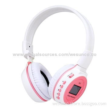LCD MP3 Headphone with FM Radio